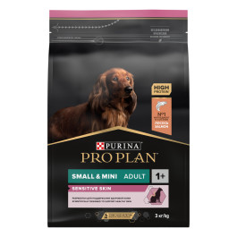 Pro Plan Small & Mini корм для собак мелких пород с чувствительной кожей, лосось/рис