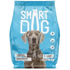 Smart Dog корм для  взрослых собак с лососем и рисом