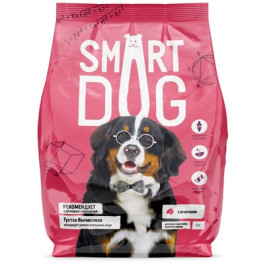Smart Dog корм для взрослых собак крупных пород с ягненком
