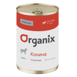 Organix Премиум консервы для собак Конина 99% мяса