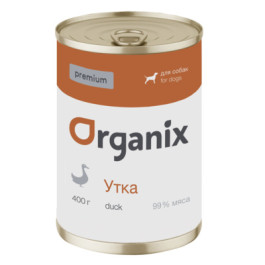 Organix Премиум консервы для собак Утка 99% мяса