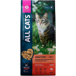 All Cats корм для взрослых кошек с говядиной и овощами