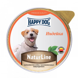 Happy Dog Nature Line паштет для собак и щенков Индейка 125г