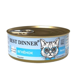 Best Dinner Exclusive Vet Profi Renal консервы для кошек Ягненок 100г