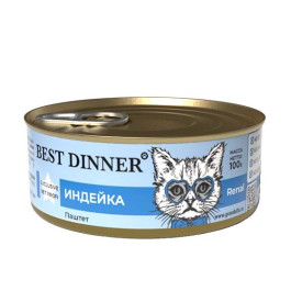 Best Dinner Exclusive Vet Profi Renal консервы для кошек Индейка 100г