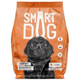 Smart Dog корм для взрослых собак крупных пород с индейкой