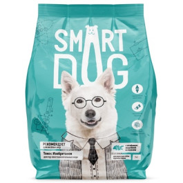 Smart Dog корм для взрослых собак крупных пород с ягнёнком, лососем, индейкой