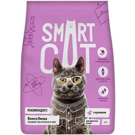 Smart Cat корм для взрослых кошек с кроликом