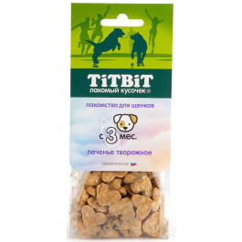TiTBiT Печенье творожное для щенков 70г