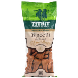 TiTBiT Печенье для собак Бискотти с рубцом говяжьим 350г