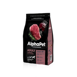 AlphaPet Superpremium Сухой корм для собак крупных пород с говядиной и потрошками