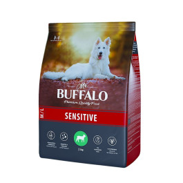 Mr.Buffalo Sensitive для собак средних и крупных пород Ягненок