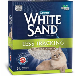 White Sand комкующийся наполнитель "Не оставляющий следов" с крупными гранулами, Lass Tracking