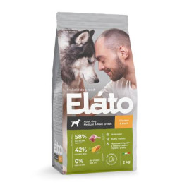 Elato Holistic Беззерновой корм для собак средних и крупных пород Курица и Утка