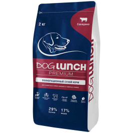 Dog Lunch Premium Корм для собак средних и крупных пород Говядина