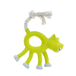 ZooOne Игрушка для собак Корова с канатным хвостом 12 см