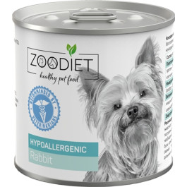 ZOODIET Hypoallergenic консервы для собак склонных к аллергии Кролик 240г