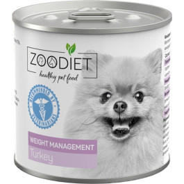 ZOODIET Weight Management консервы для собак склонных к ожирению Индейка 240г