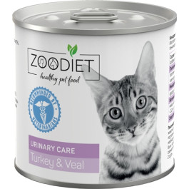 ZOODIET Urinary Care консервы для кошек для поддержания здоровья мочевыводящих путей Индейка 240г