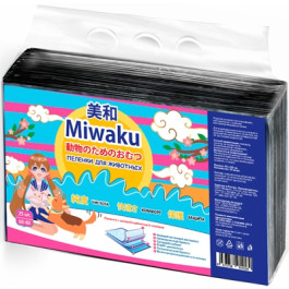 Miwaku Пеленка гигиеническая целлюлозная с суперабсорбентом 60*60см 25шт