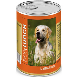 Дог Ланч консервы для собак  Цыплёнок в желе 410г
