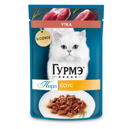 Гурмэ Перл консервы для кошек, с уткой в соусе 75г