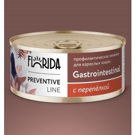 FLORIDA Gastrointestinal для кошек Поддержание здоровья пищеварительной системы, с перепёлкой 100г