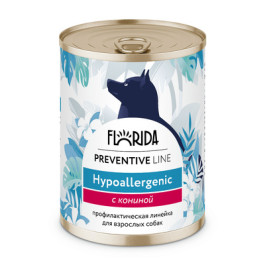 FLORIDA Hypoallergenic консервы для собак, с кониной