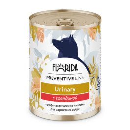 FLORIDA Urinary консервы для собак Профилактика образования мочевых камней, с говядиной