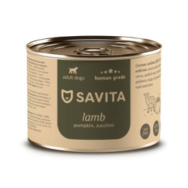 SAVITA консервы для собак Ягненок с тыквой и кабачками