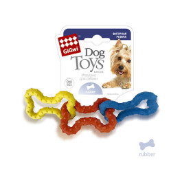 GiGwi Игрушка для собак Три резиновые косточки 15см