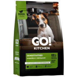 GO! KITCHEN SENSITIVITIES Grain Free Корм для собак и щенков Индейка с овощами