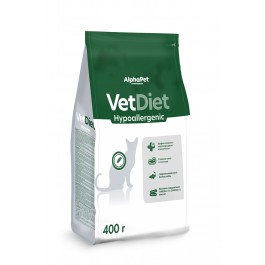 AlphaPet VetDiet Hypoallergenic Диета для кошек при пищевой аллергии и непереносимости