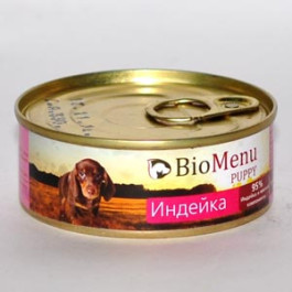 BioMenu консервы для щенков Индейка 100г