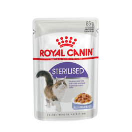 Royal Canin Sterilised консервы для стерилизованных кошек кусочки в желе 85г