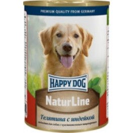 Happy Dog Nature Line консервы для собак Телятина с индейкой