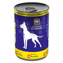 VitAnimals консервы для собак Говядина с сердцем