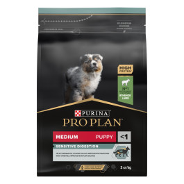 Pro Plan Medium Pappy корм для щенков средних пород с чувствит.пищеварением, ягненок/рис