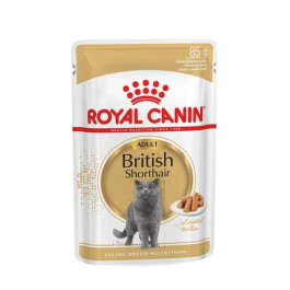 Royal Canin British Shorthair консервы для кошек Британская короткошерстная кусочки в соусе 85г