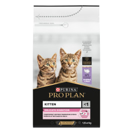 Pro Plan DELICATE Kitten корм для котят с чувствительным пищеварением, индейка