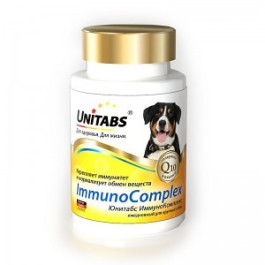 Unitabs ImmunoComplex Витамины для поддержания иммунитета крупных собак всех возрастов 100таб.