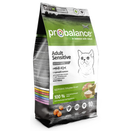 ProBalance Sensitive Корм для кошек с чувствительным пищеварением с курицей и рисом