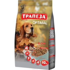 Трапеза Оптималь корм для собак, содержащихся в городских условиях 10кг
