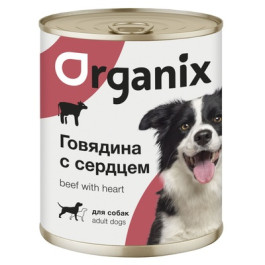 Organix Консервы для собак Говядина с Сердцем