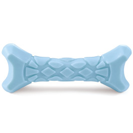 Triol Игрушка для собак Косточка голубая литая 10,5см