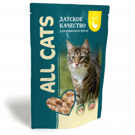 All Cats консервы для кошек с Курицей в соусе 85г пауч