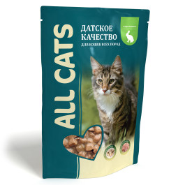 All Cats консервы для кошек с Кроликом в соусе 85г пауч