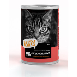 Тasty консервы для кошек Мясное ассорти в соусе 415г