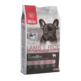 BLITZ Lamb & Rice Puppy Корм для щенков всех пород с Ягненком и рисом
