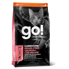 GO! CARNIVORE Беззерновой корм для котят и кошек Лосось и Треска
